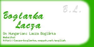 boglarka lacza business card